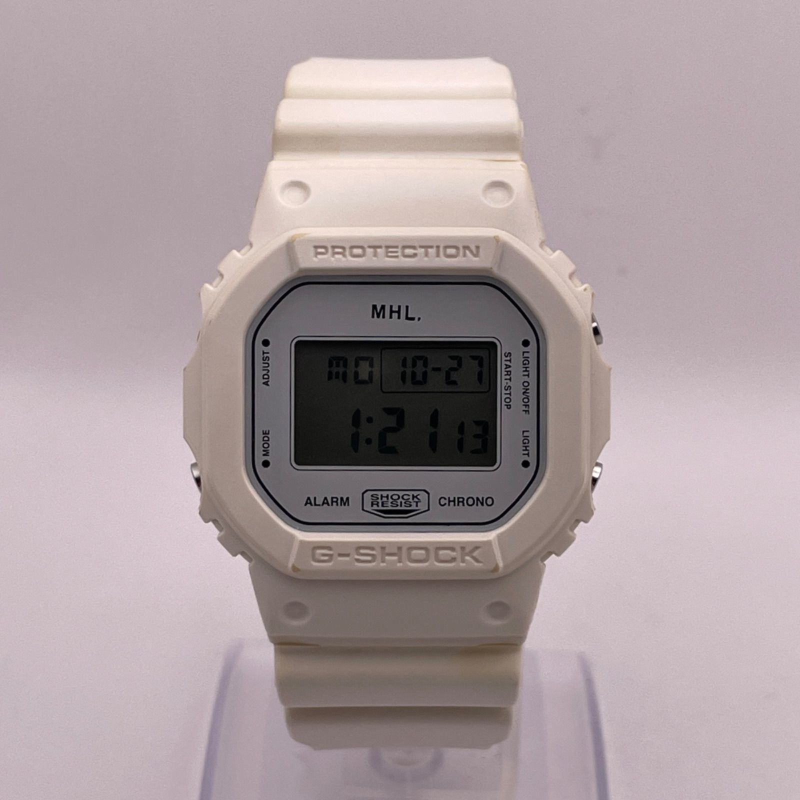 T 688 正常稼動 CASIO カシオ G SHOCK ジーショック ORIGIN モデル HOWELL コラボ DW 5600 VT MHL ホワイト 時計 メンズ ユニセックス
