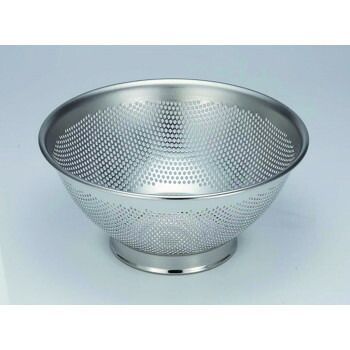 三宝産業 UK 18-8パンチング水切ザル 30cm AA0312