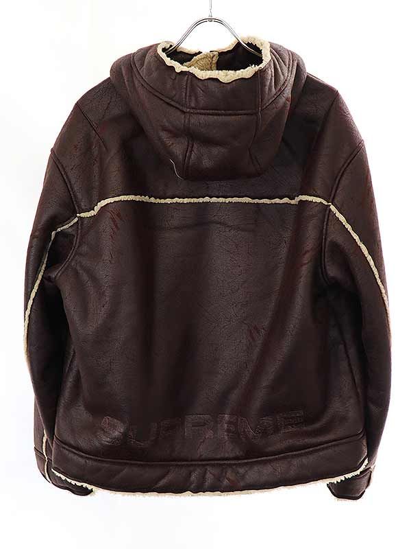 Supreme シュプリーム 23AW Faux Shearling Hooded Jacket フェイク