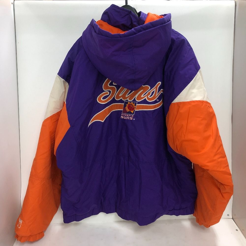 M LOGO7 NBA ナイロンスタジャン フェニックスサンズ 90sビンテージ 
