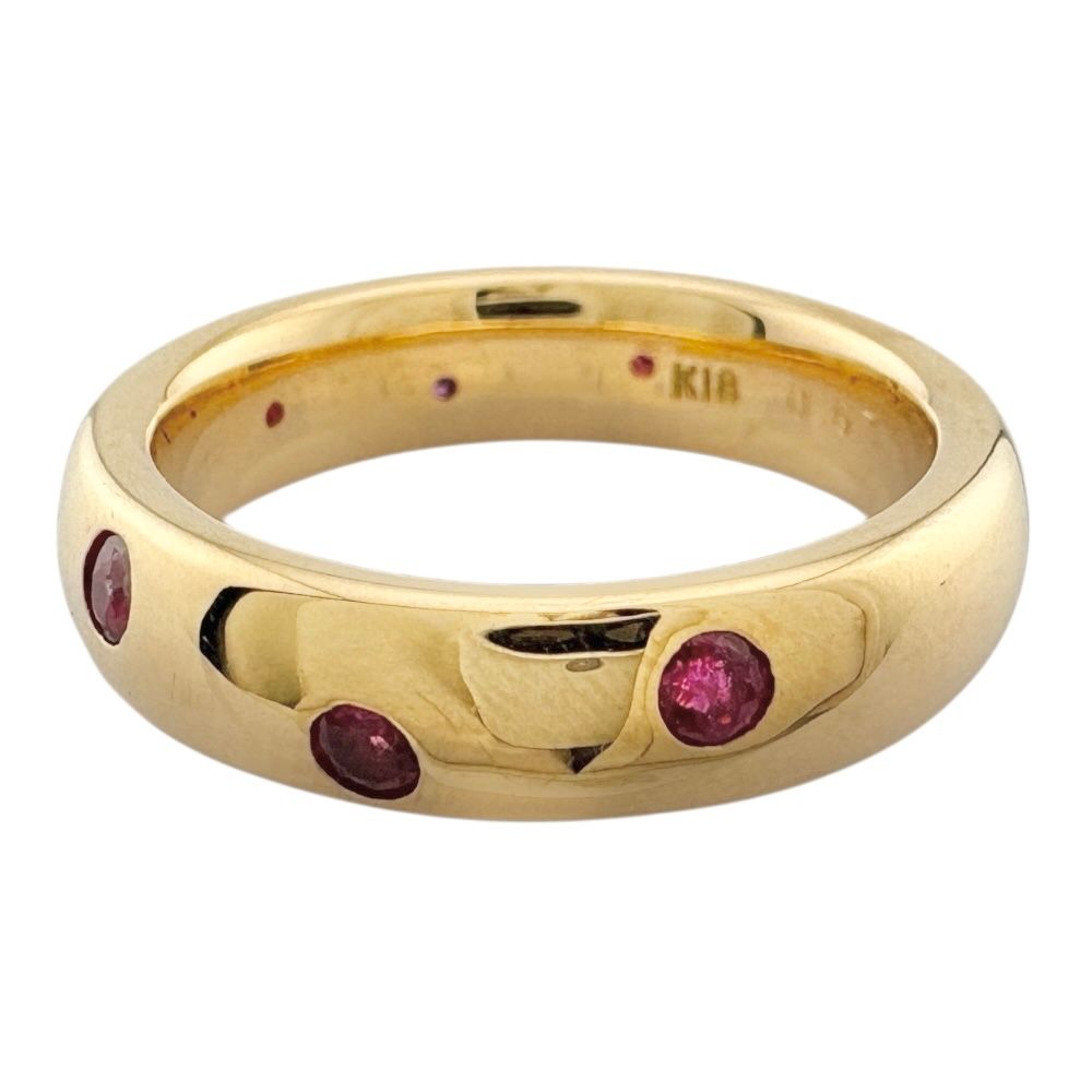K18イエローゴールド ルビー