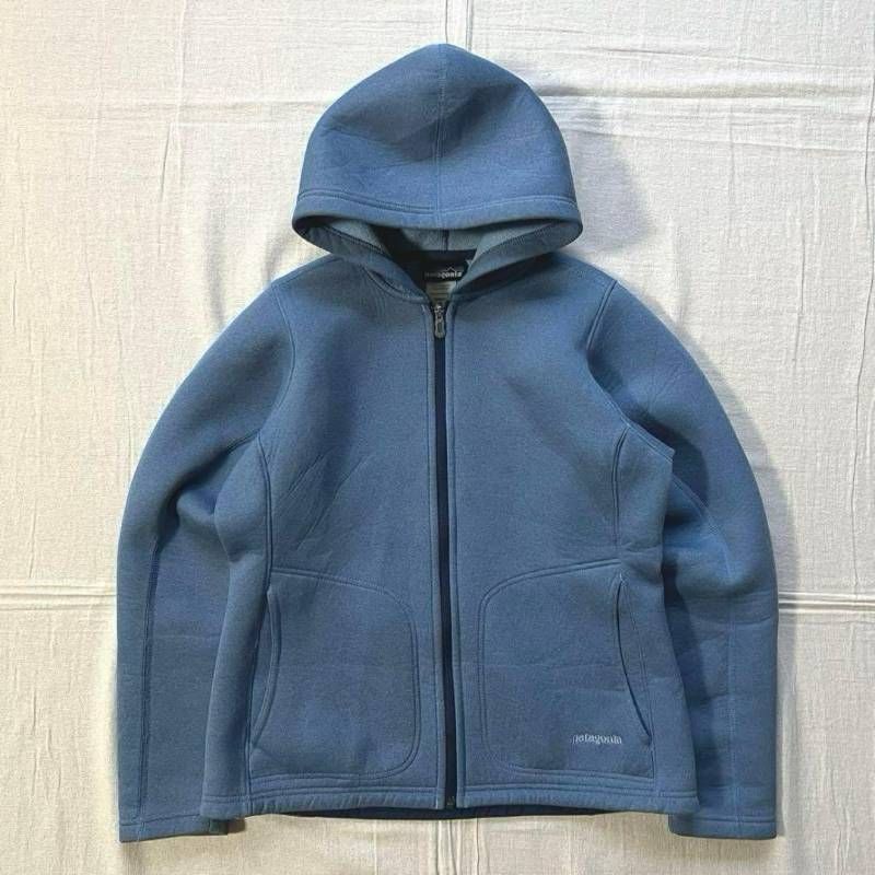 00s archive Patagonia パタゴニア Double Top Sweat フルジップアップパーカー アウトドア M テック