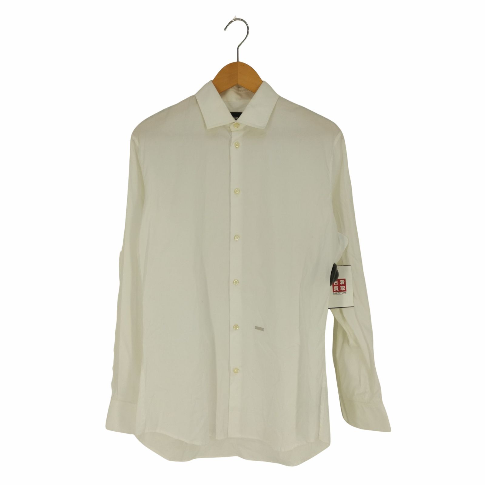 ディースクエアード DSQUARED2 ロゴプレートドレスシャツ メンズ EUR：46 