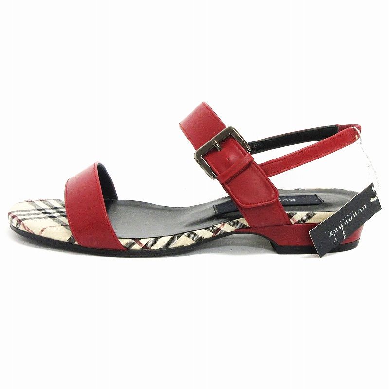 バーバリー ロンドン BURBERRY LONDON タグ付き サンダル ストラップ 