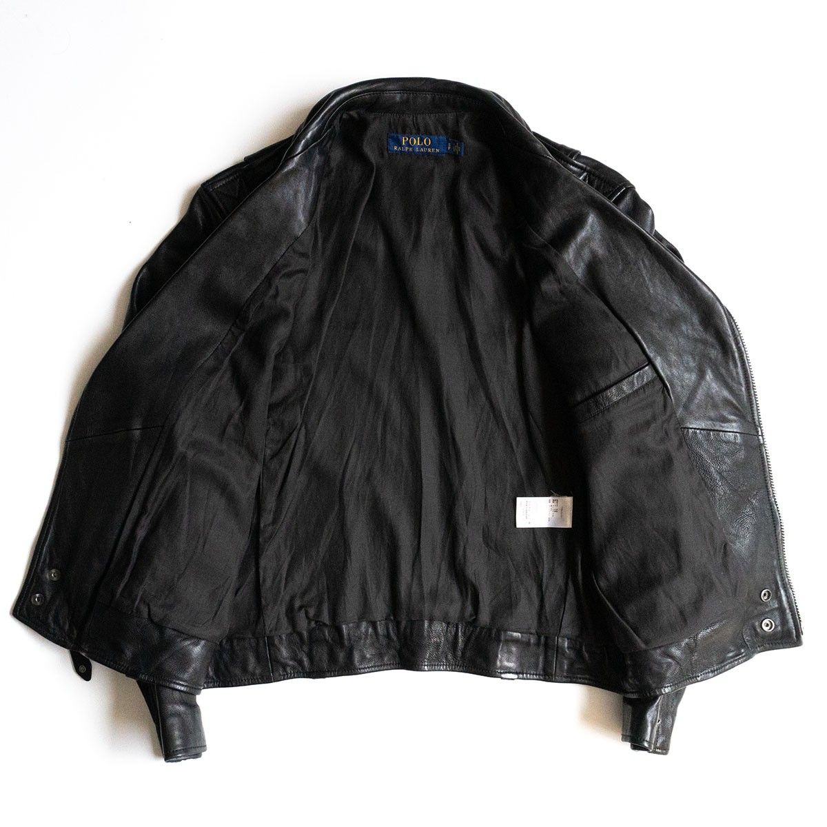 POLO RALPH LAUREN ブラック ダブルライダースジャケット XS POLO RALPH LAUREN ブラック ダブルライダースジャケット XS