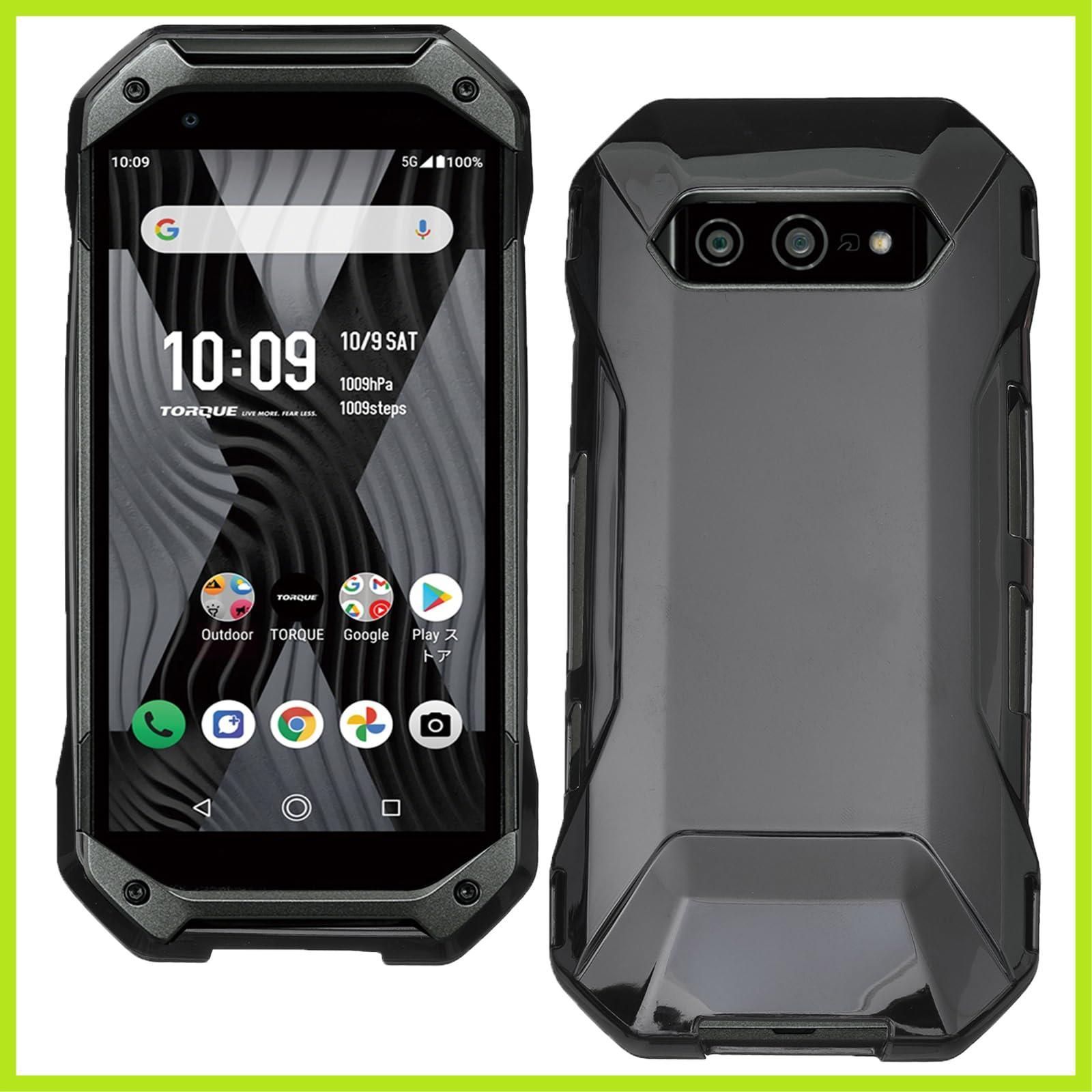 TORQUE 5G 】KYOCERA / TORQUE G05 / au KYG01 用 ケース マットブラック ［ 柔軟性 Antimam  TPU素材］ 超軍用規格 耐衝撃 指紋防止 京セラ kyg01 トルク5G トルクg05 カバー 全面保護 超耐磨 - メルカリ