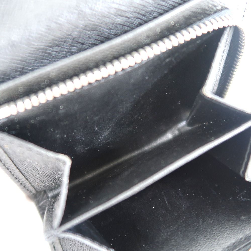 LOUIS VUITTON / ポルト・モネ・セルゲイ_タイガ/レザー/ブラック/無地/メンズ// LOUIS VUITTON◇ポルト・モネ・セルゲイ_タイガ/レザー/ブラック/無地