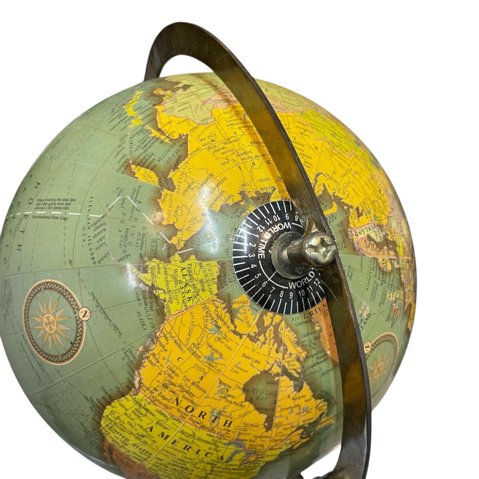 ACTUS アクタス 地球儀 GLOBE Wood Stand Green - メルカリ