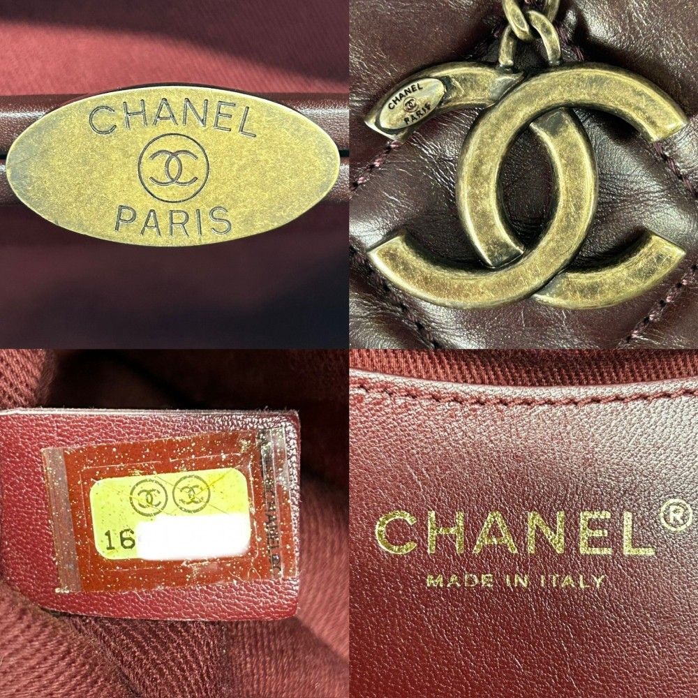 シャネル ココマーク マトラッセ ボーリングバッグ ゴールド金具 マドモアゼル シャネル ココマーク マトラッセ ボーリングバッグ ゴールド金具