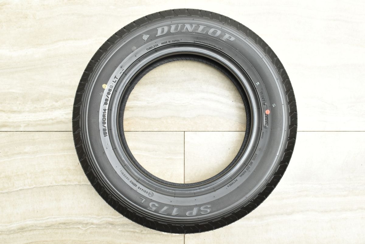 2025年製 新車外し品】ダンロップ SP175L 155/80R14 LT 4本セット プロ 2025年製 新車外し品】ダンロップ SP175L 155/80R14 LT 4本セット プロ