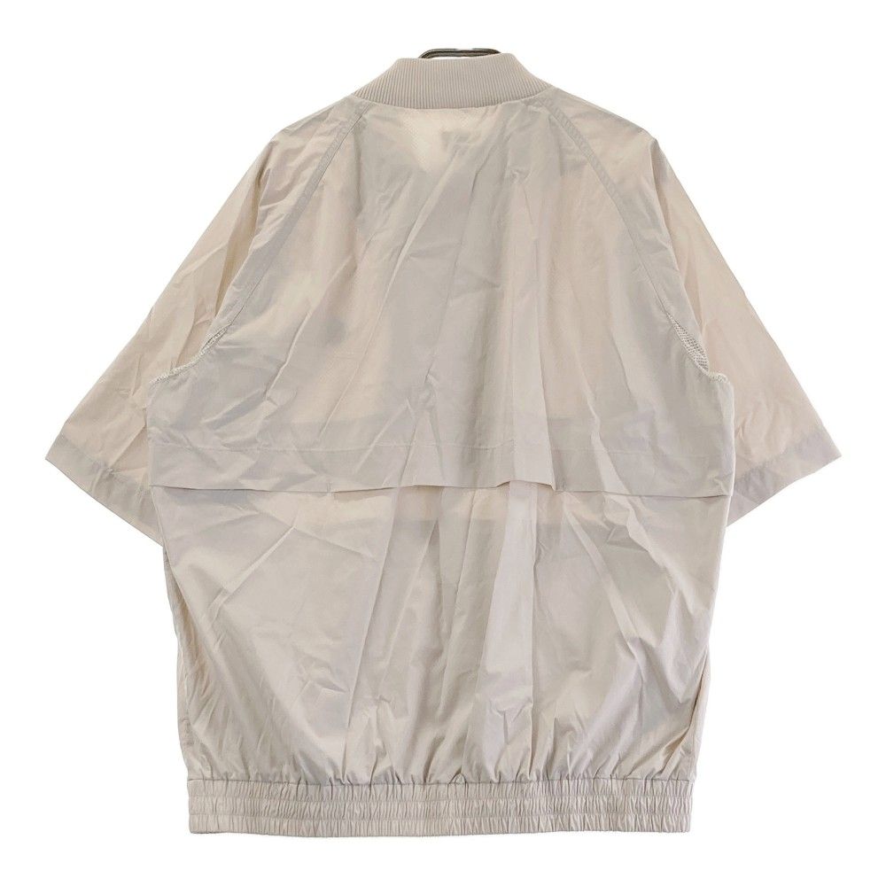 【美品】アディダス レディース レインウェア ベージュ　半袖　ゴルフ　L 美品アディダス レディース レインウェア ベージュ 半袖 ゴルフ L