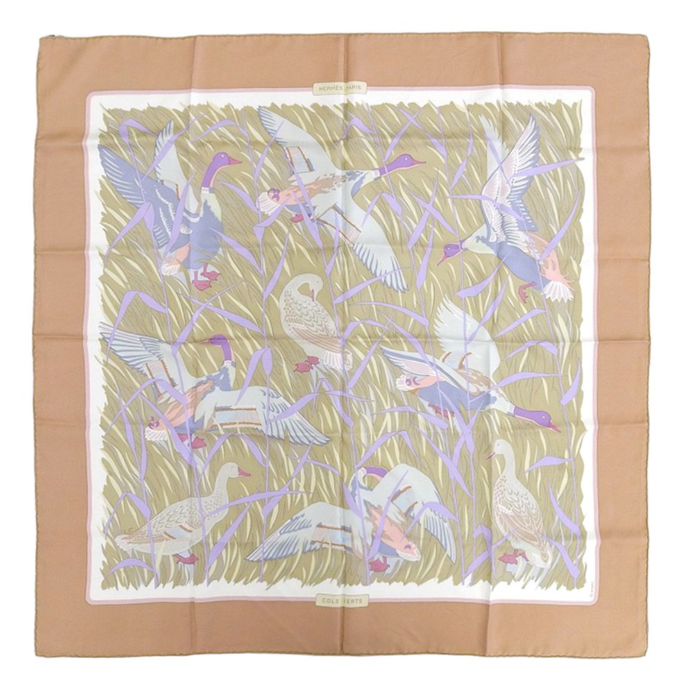 HERMES エルメス カレ 90 COLS VERTS シルクスカーフ マガモ 楽天市場】エルメス HERMES スカーフ カレ90 シルク COLS VERTS