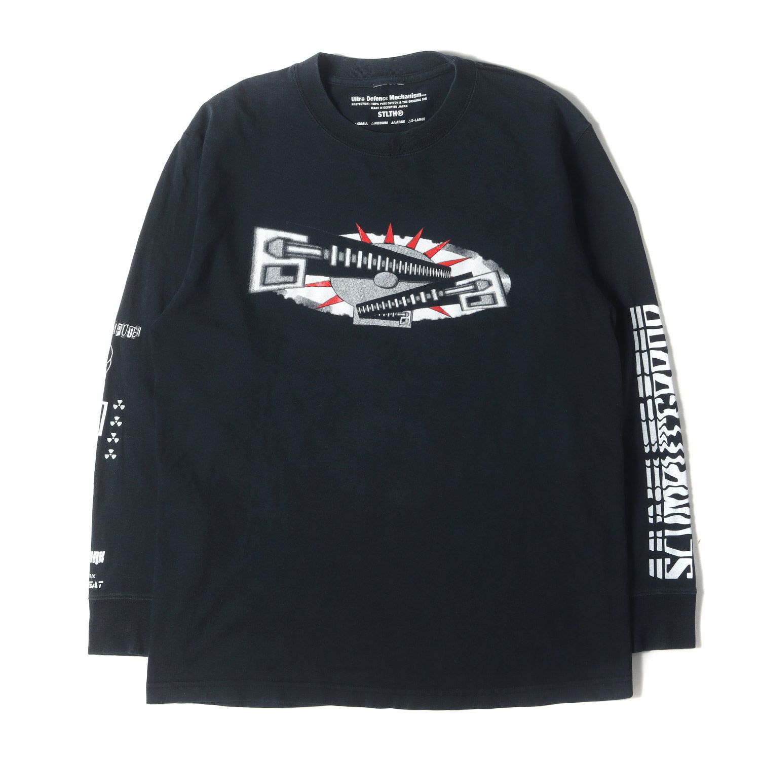 STLTH ステルス Tシャツ ブラック 黒 サイズ:L | グラフィック ロング 
