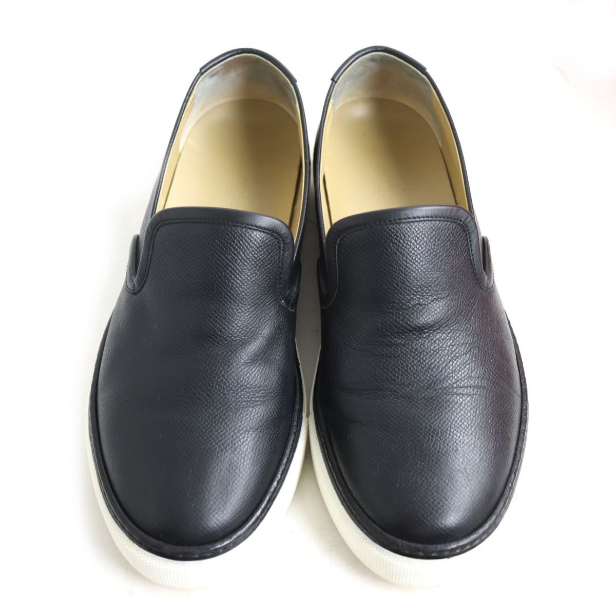 ドンドン見直し】美品◇HERMES エルメス レザー スリッポン/スニーカー 
