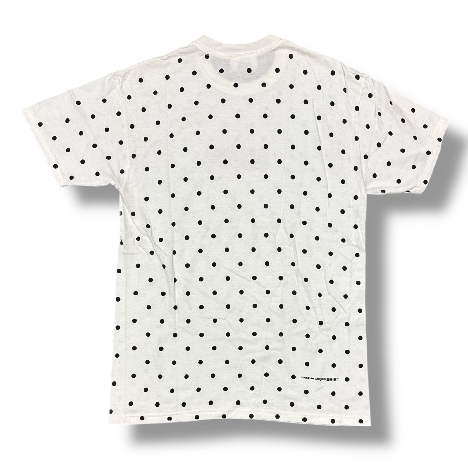 Supreme × COMME des GARCONS SHIRT 12SS Polka Dot Box Logo Tee 