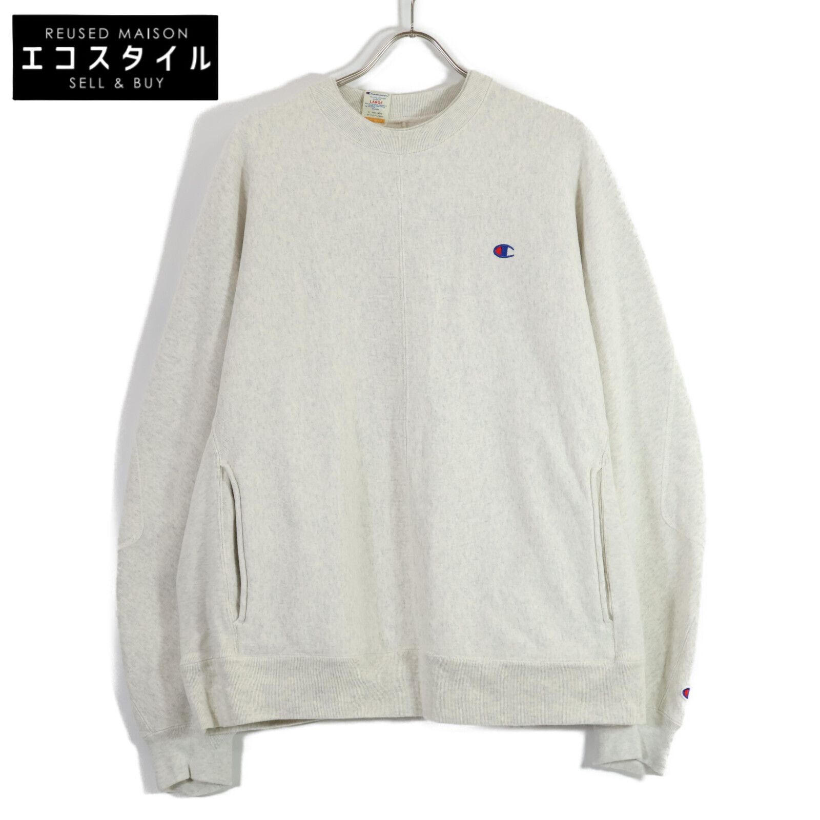 Champion チャンピオン ×N.HOOLYWOOD ｸﾞﾚｰ ﾘﾊﾞｰｽｳｨｰﾌﾞ ﾄﾚｰﾅｰ L