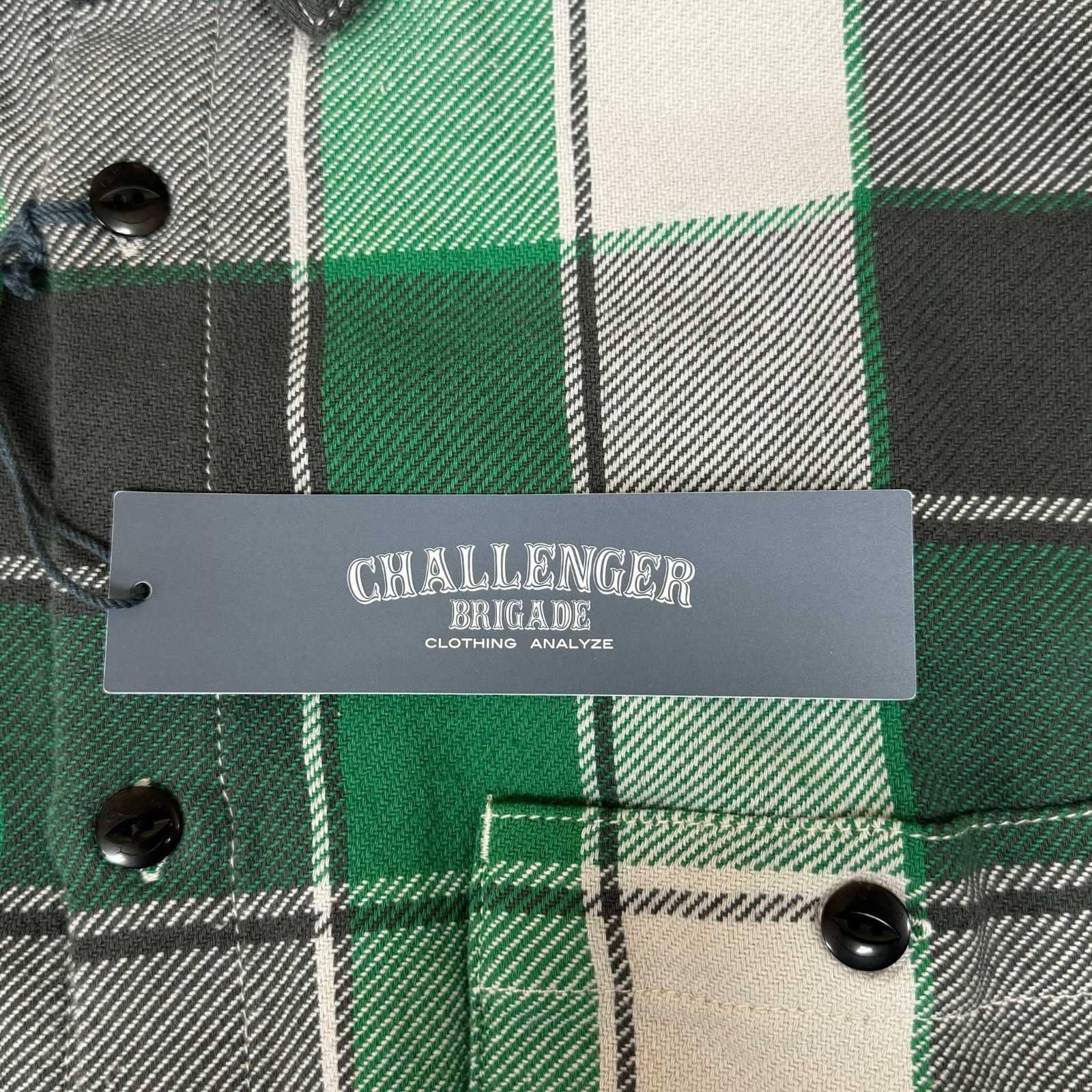 定価24200円 新品 CHALLENGER 23AW L/S BIG CHECK SHIRT CLG-SH 023 