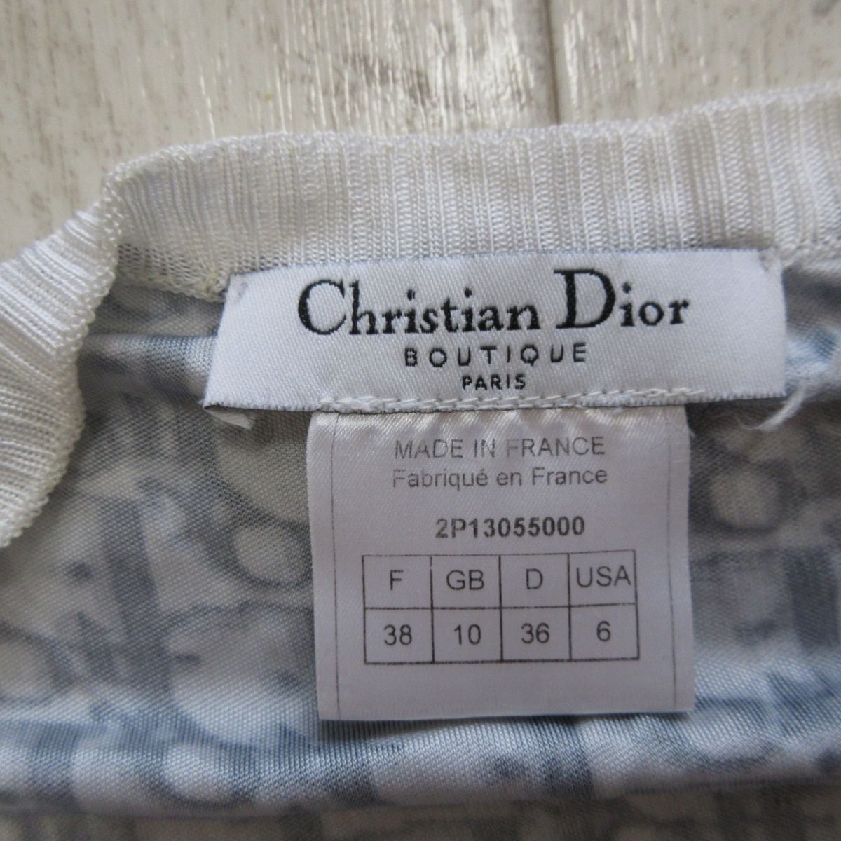 美品　Christian Dior　ガリアーノ　ニット　ブラック　サイズS Twinset Black Cashmere and Mohair Openwork Knit | DIOR