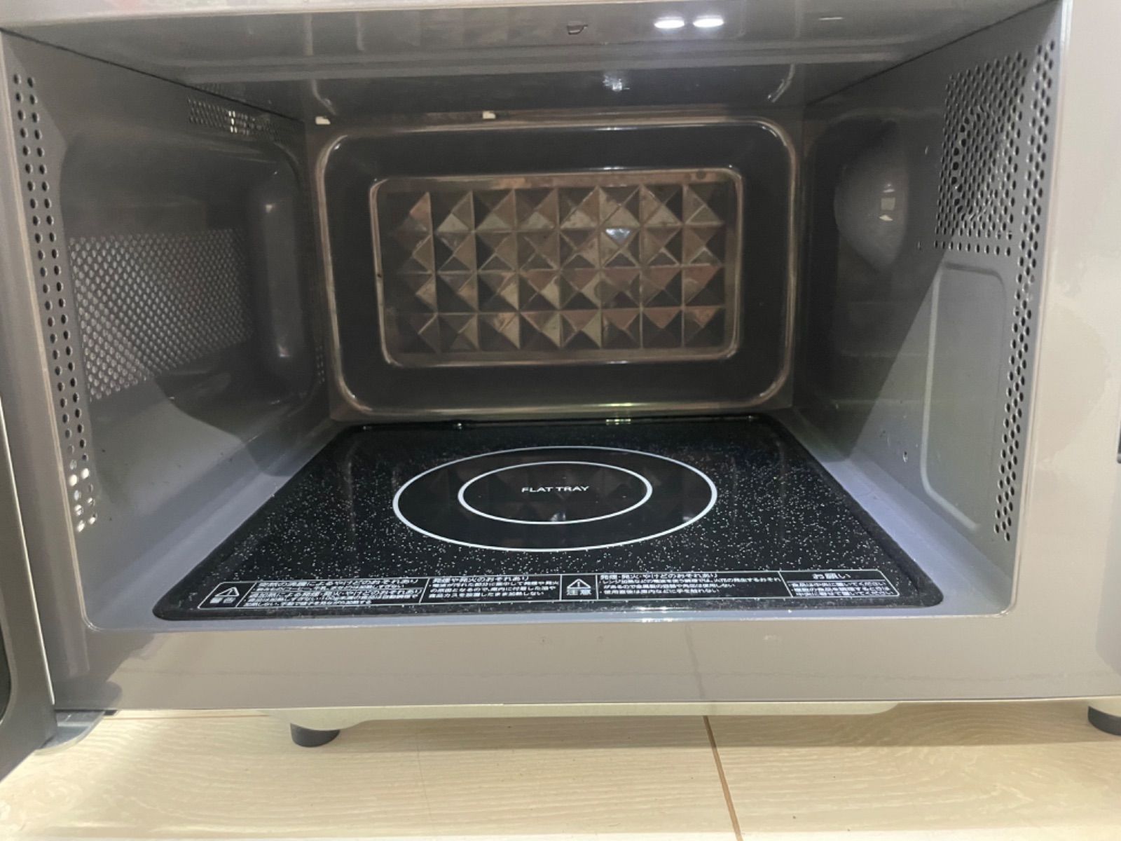 TOSHIBA 電子レンジ フラット ER-SM17 2021年製 単機能 電子レンジ 17L