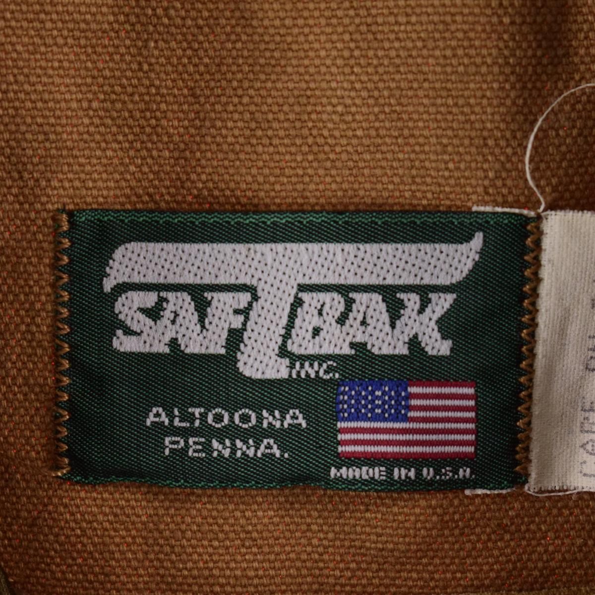 古着 80年代 SAFTBAK ダック地 ハンティングジャケット USA製 メンズM