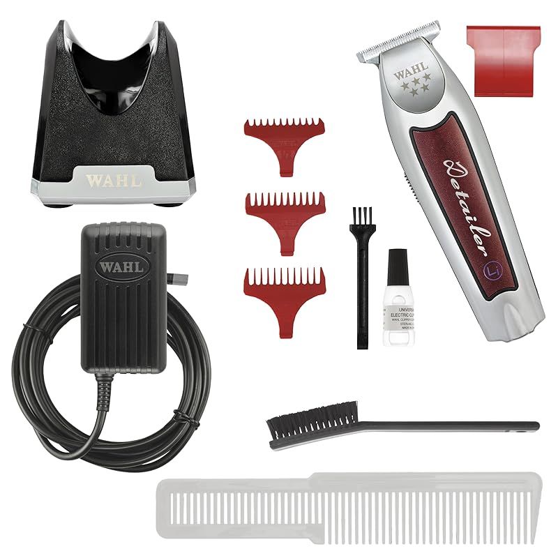 WAHL ウォール 5 Star コードレス ディテイラー Li 業務用トリマー フェードカットに最適なプロフェッショナル ヘアトリマー 1