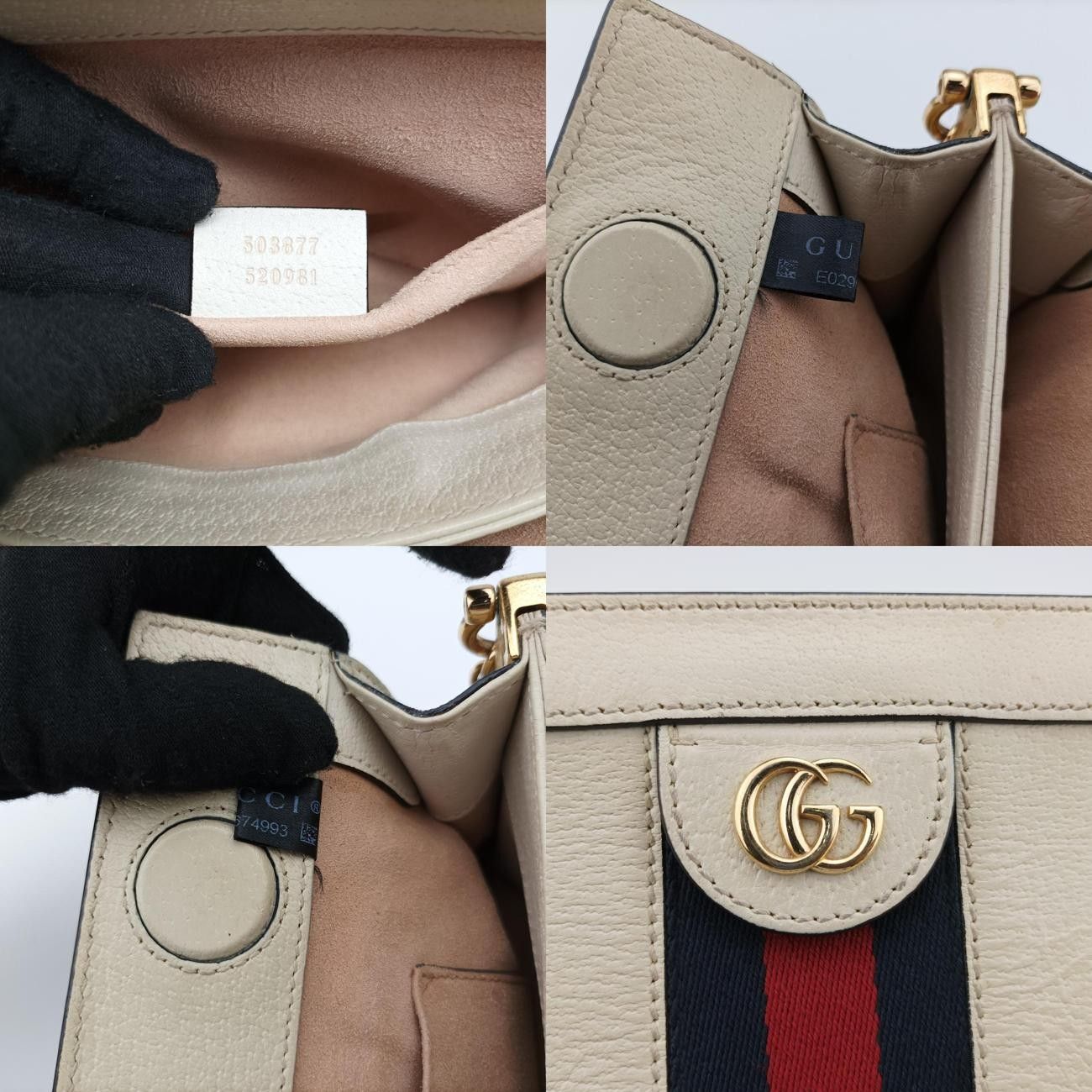 グッチGucciオフィディアホワイトレザー503877E029674993