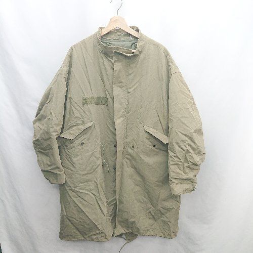⊇ FREAK'S STORE フリークスストア ライナー取り外し可能 長袖 モッズコート サイズF カーキ メンズ E  【1501230006972】