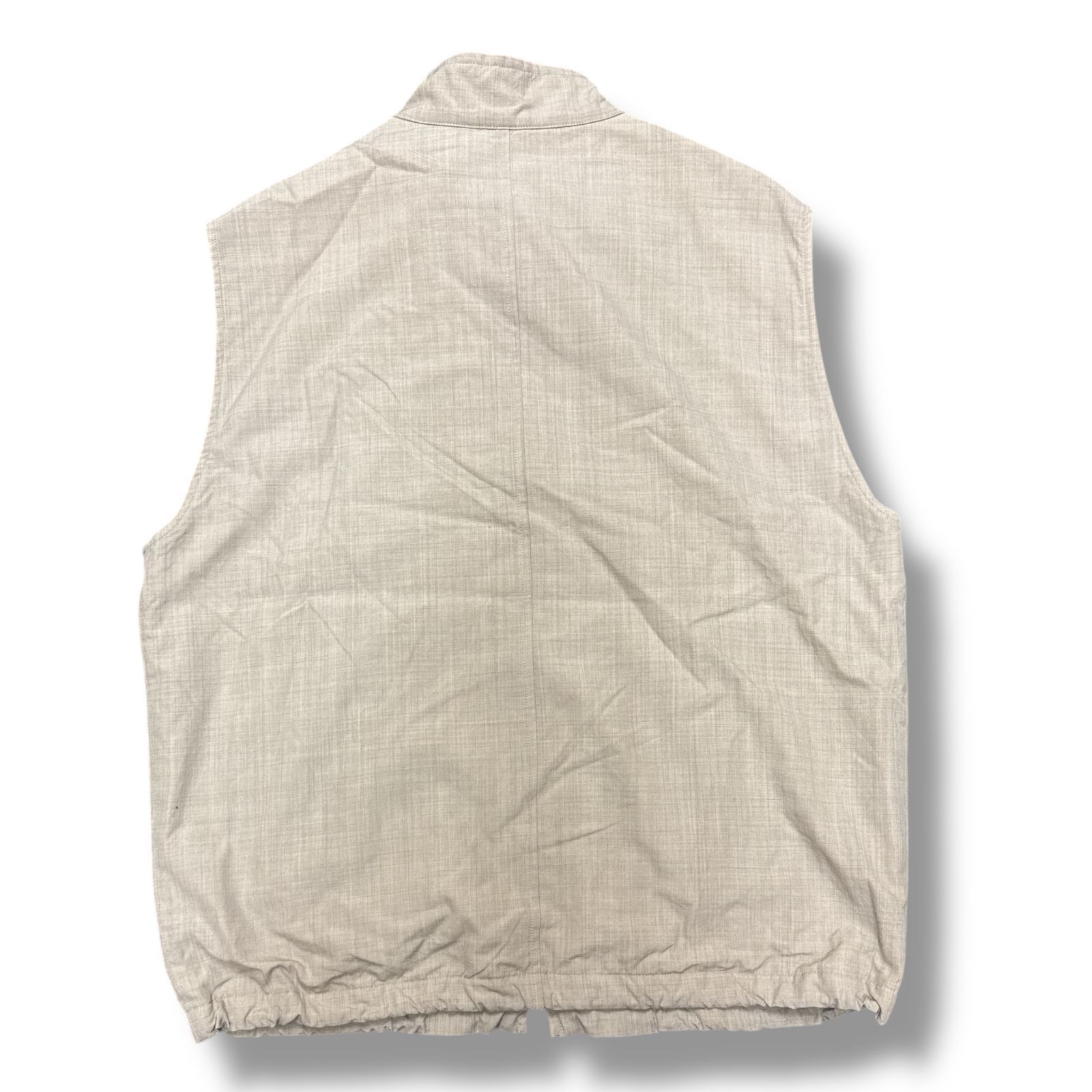 AURALEEオーラリー HIGH COUNT WOOL POPLIN VEST AURALEE men's / HIGH COUNT WOOL POPLIN VEST (BLACK) - TROUPE