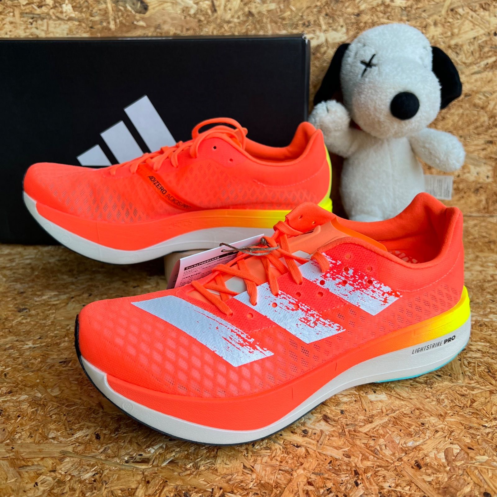 アディダス アディゼロ アディオス プロ adidas ADIZERO ADIOS PRO オレンジ GZ8952 カーボン搭載 マラソン ランニング ||| ジャパン タクミ SL ナイキ ライバルフライ ズームフライ ペガサス ボメロ フューエルセル