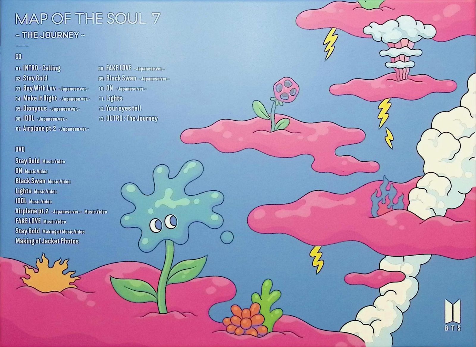 MAP OF THE SOUL : 7 ~ THE JOURNEY ~(初回限定盤B)(DVD付
