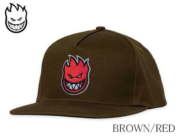 数量 人気 SPITFIRE スピットファイアー BIGHEAD SNAPBACK キャップ BROWN|RED 22230