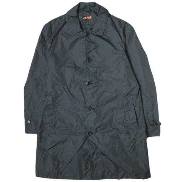 ASPESI アスペジ LEMON ナイロンステンカラーコート I2367954 L NAVY