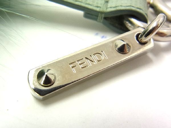 □新品同様□FENDI フェンディ ポンポンチャーム ファー キーホルダー