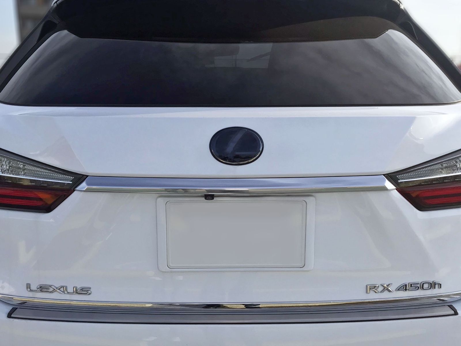 Tint+カット済み エンブレム スモークフィルム レクサスRX 20系(スモーク20％ 前後セット) RX200t/RX350/RX450h AGL20W/GGL20W/GYL20W型