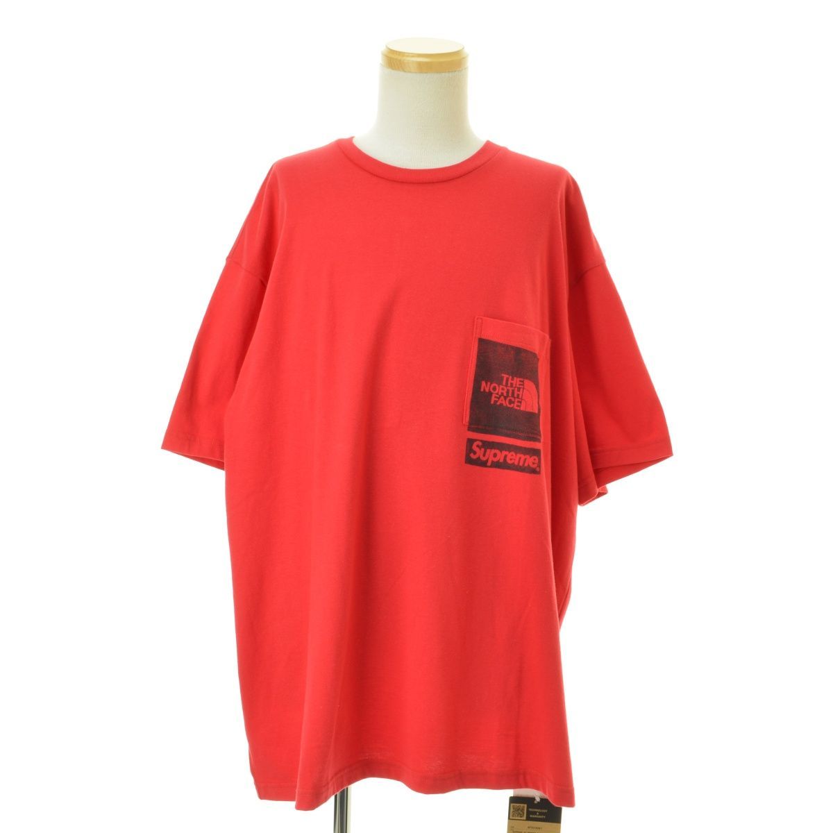 XL【SUPREME × THE NORTH FACE / シュプリーム × ノースフェイス】23SS NT02309I Printed Pocket  Tee半袖Tシャツ