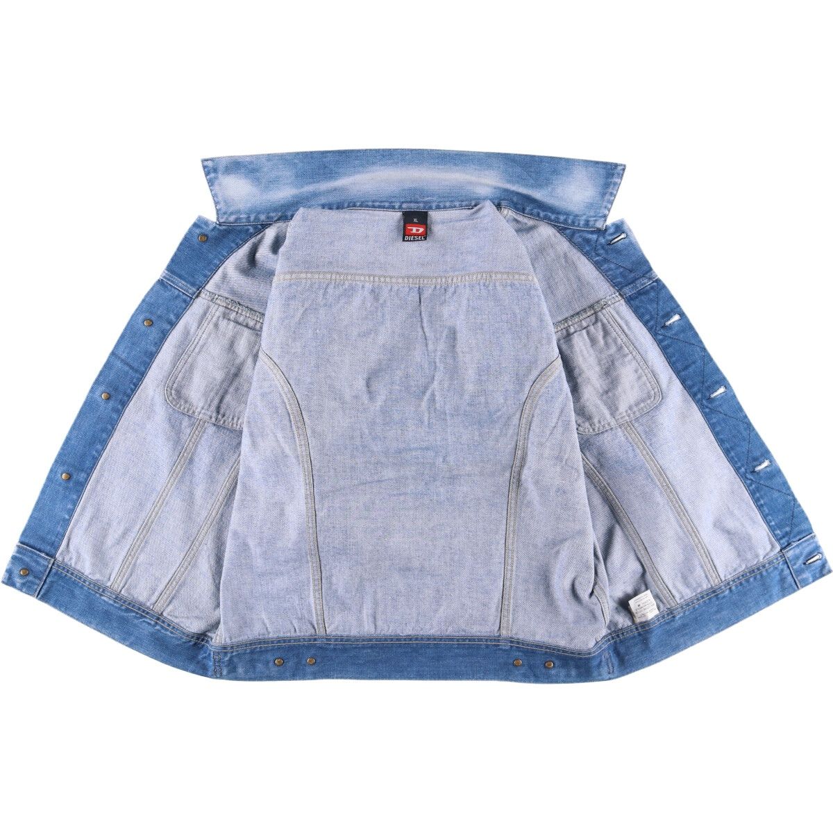 DIESEL 90年代 デニムジャケット DIESEL INDUSTRY 90年代 DIESEL Industry イタリア製 カラーデニムジャケット 襟