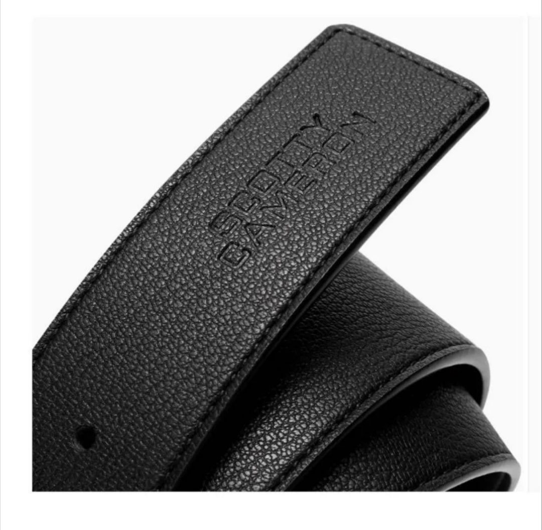 スコッティキャメロン タイトリスト 本牛革レザーベルト人気 新品】スコッティキャメロン 本牛革ベルト ブラック - メルカリ