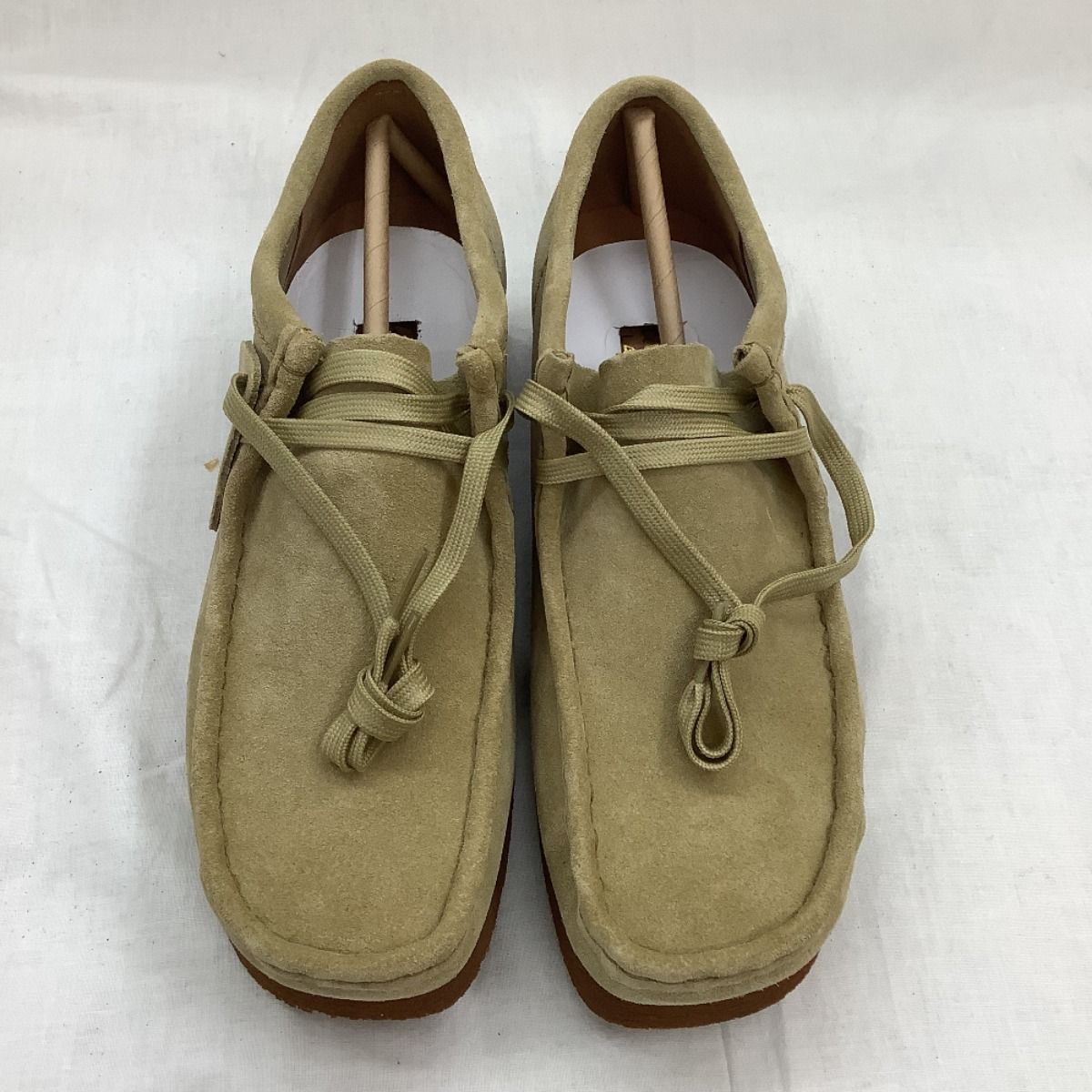 ♪♪CLARKS クラークス ワラビーシューズ SIZE 25cm ベージュ - メルカリ
