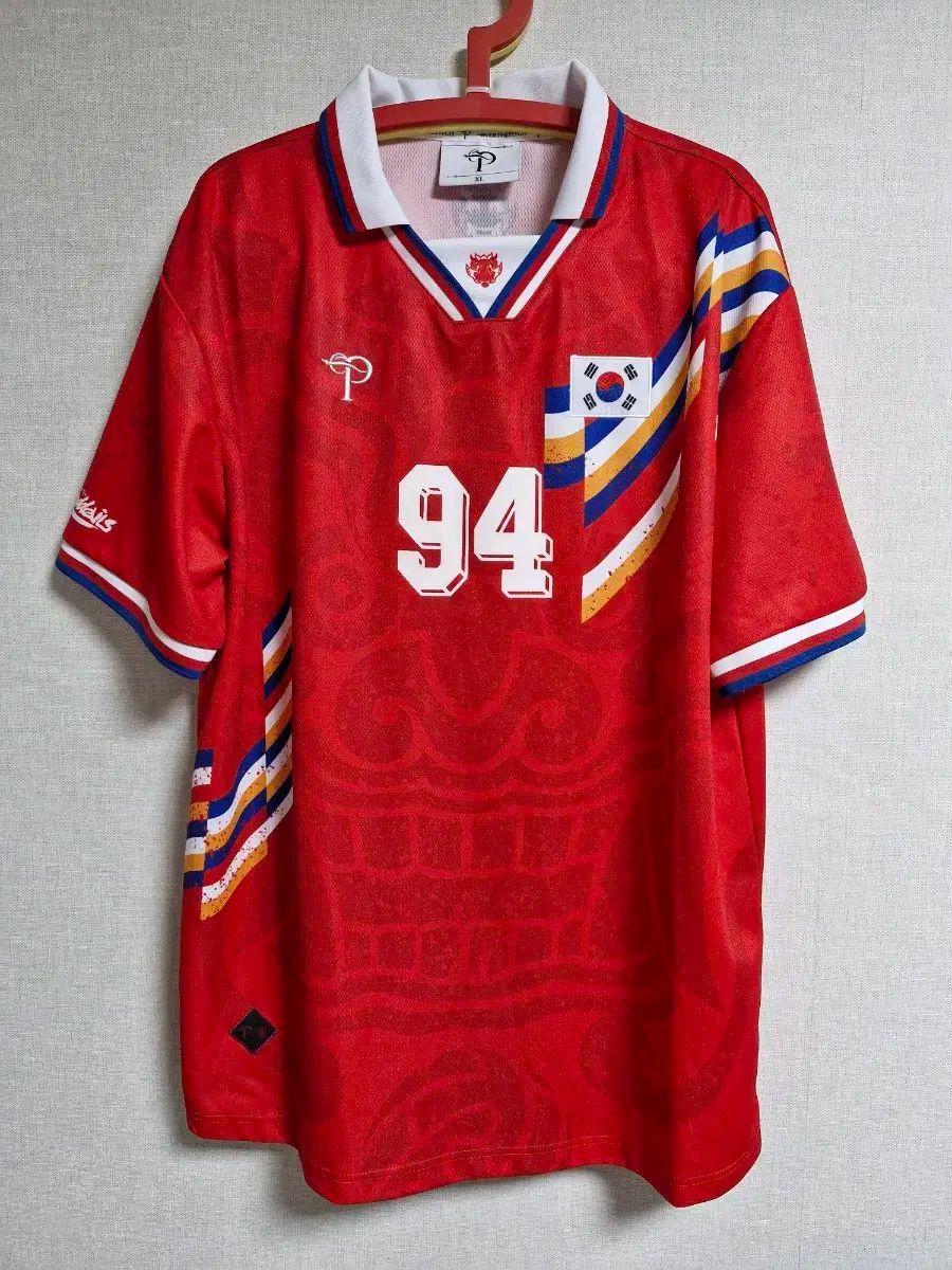 【雷市場（ポンジャン）商品韓国直送】 OVER THE PITCH x レッドデビル 1994 ジャージ レッド XL サイズ