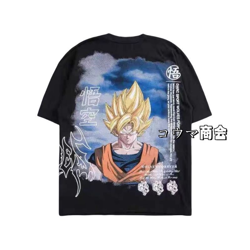 新品 ダルクスポーツ ドラゴンボール ゴクウ オーバーサイズ Tシャツ 