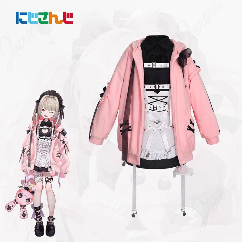 にじさんじゲーマーズ Youtuber 魔界ノりりむ Makaino Ririmuキャラクター コスプレ 衣装 ハロウィン クリスマス 可愛い 変装 仮装 舞台服 演出服 大人 子供 cosplay