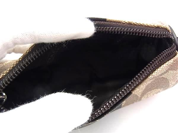 【新品未使用】COACH コーチ シグネチャー PVC ミニポーチ マルチケース COACH - □極美品□ COACH コーチ ミニシグネチャー PVC×レザー