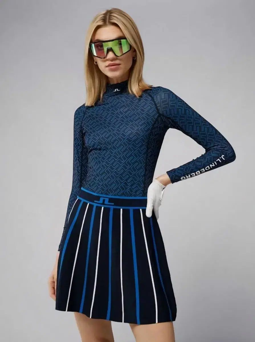 J.LINDEBERG J.リンドバーグ ゴルフ 川 ニット スカート S