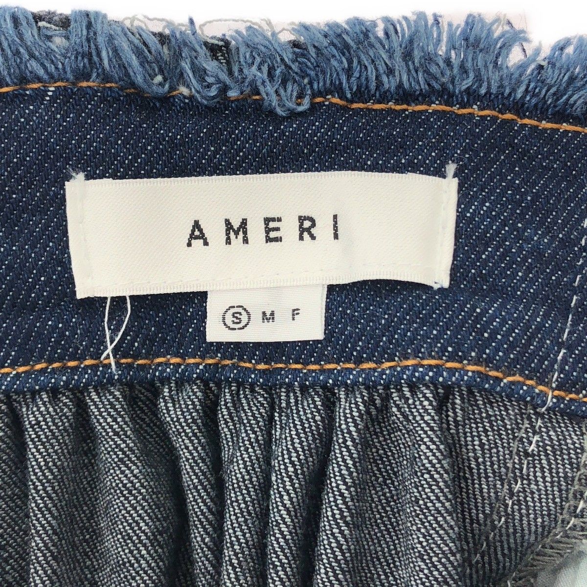 Ameri アメリ 20SS SIDE PLEATS DENIM SKIRT サイドプリーツデニムスカート 01010950410 インディゴ S -  メルカリ