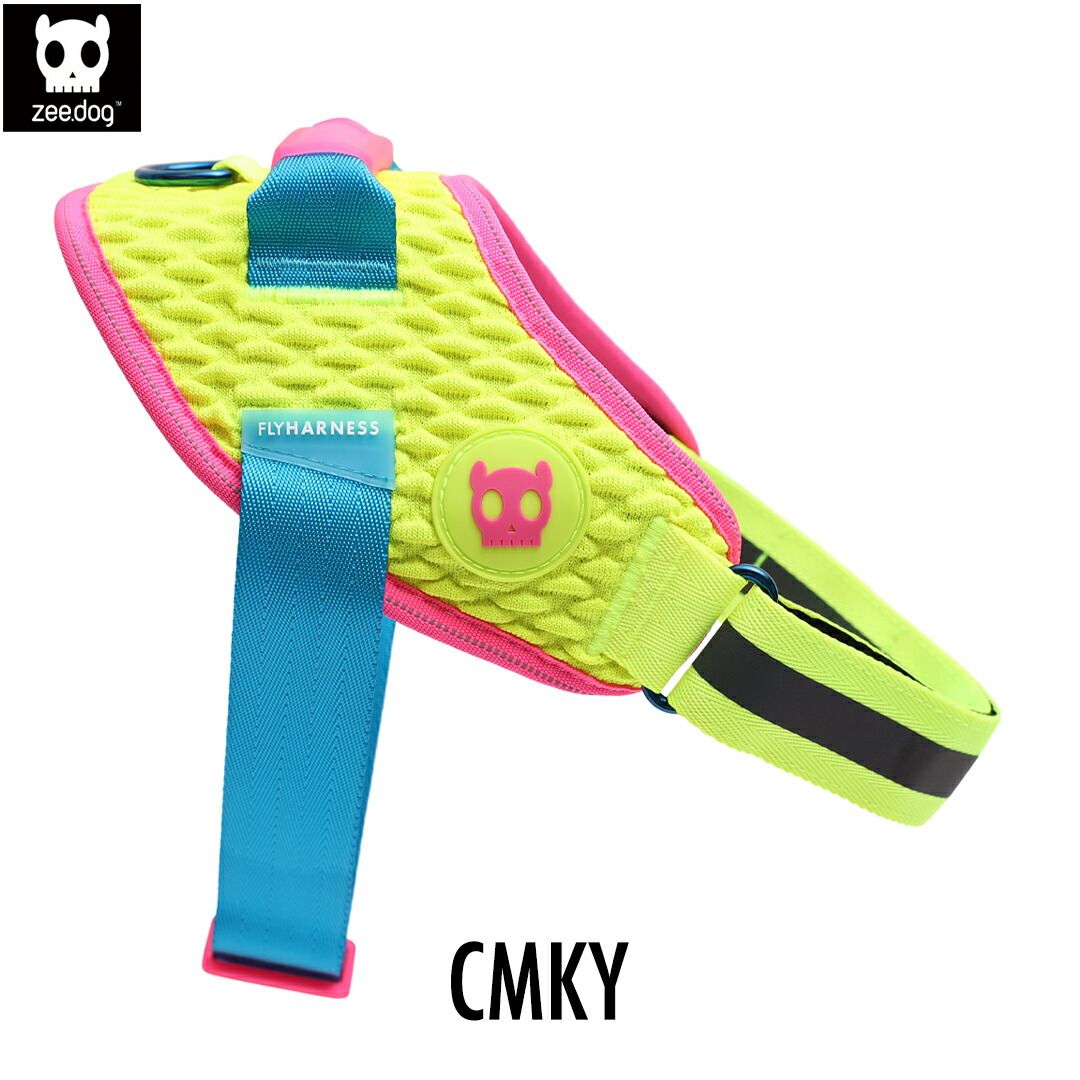 zee.dog ジードッグ FLY HARNESS|フライハーネス CMYK サイズXL 大型犬用～ 999875 ハーネス