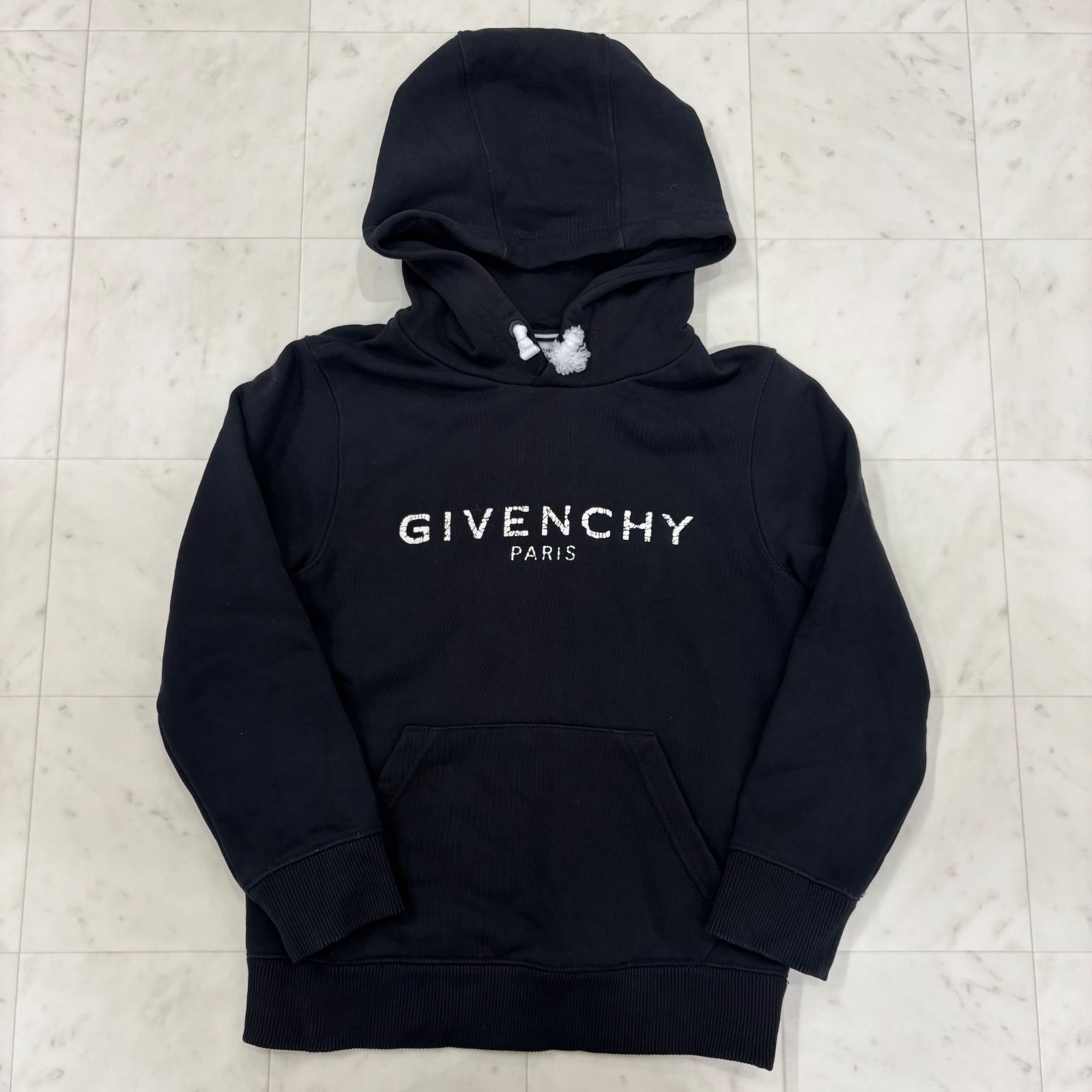 i)GIVENCHY ジバンシー パーカー キッズ kids ブラック サイズ6 - メルカリ