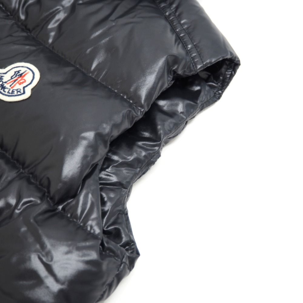 MONCLER/モンクレール TIB 19年 ナイロン ダウンベスト ブラック キッズ ブランド