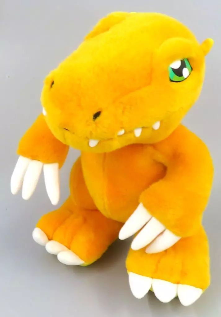 アグモン　ぷりぬい　デジモンアドベンチャー25周年　イベント会場限定ぬいぐるみ タグ付き】デジモンアドベンチャー 25th ぷりぬい BIG アグモン