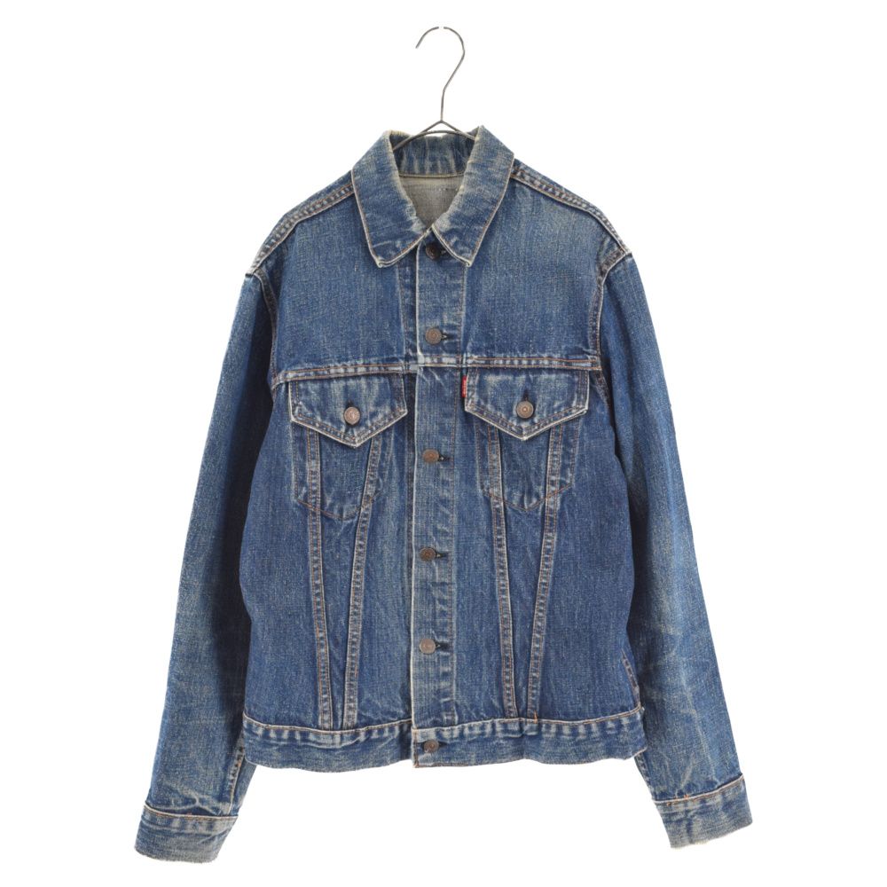 Levi's リーバイス 60S VINTAGE 70505-0217 4th BIGE ボタン裏524 両面タブ 不均等V USA製 デニムトラッカージャケット インディゴ