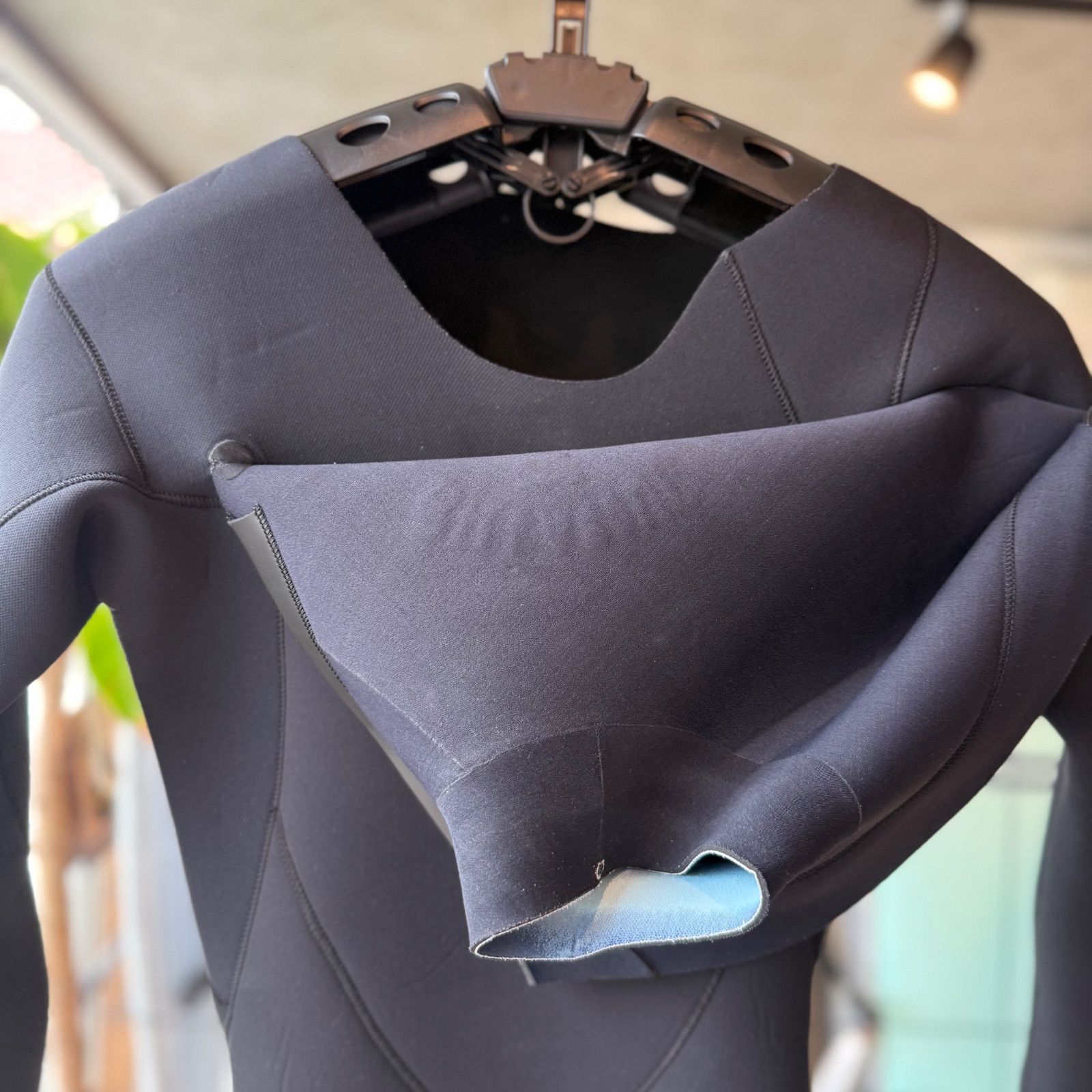 BILLABONG フルスーツ Lサイズ OUTLET】BILLABONG メンズ LONG CHEST ZIPPER Gull light